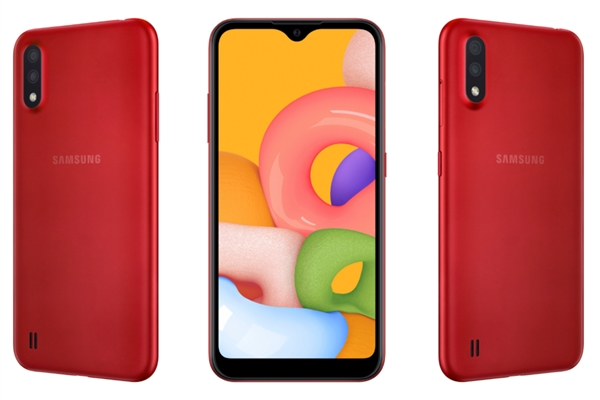 Samsung Galaxy A01 Kutusundan Çıkıyor!