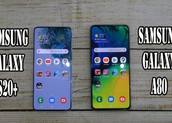 Galaxy S20+ vs Galaxy A80