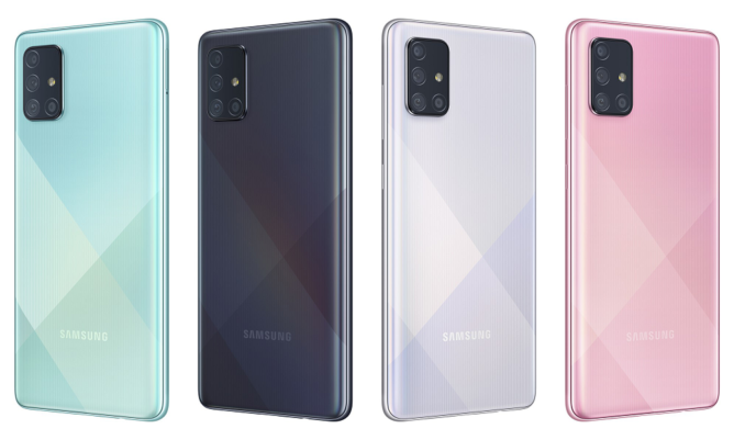 Galaxy A71’in Tüm Renkleri Kutudan Çıkıyor!