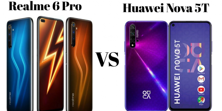 Huawei Nova 5T vs Realme 6 Pro