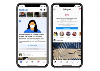 Facebook, yüz maskeleri takmamızı hatırlatacak!