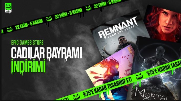 Epic Games Store Cadılar Bayramı indirimi başladı