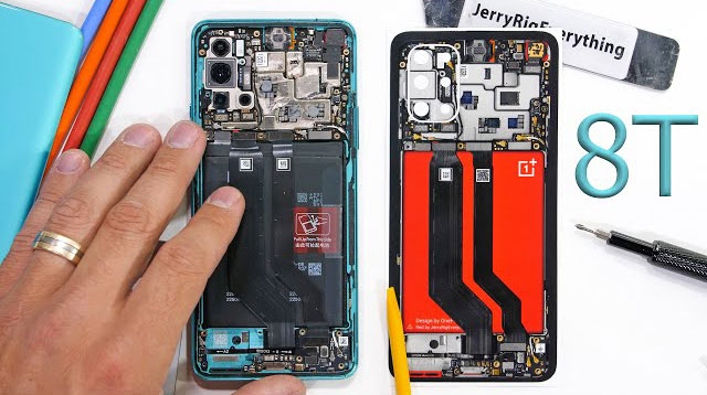 OnePlus 8T parçalarına ayırdılar