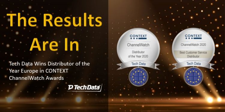 logo Tech Data CONTEXT ChannelWatch 2020 Ödüllerinde Avrupa’da Yılın Distribütörü seçildi