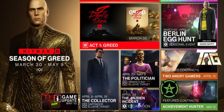 Hitman 3 Nisan 2021 yol haritası ortaya çıktı