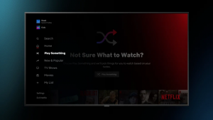 Netflix "Bir şeyler oynat" butonu