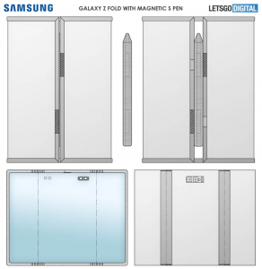 Samsung'un yeni 2 katlama noktalı tablet patenti