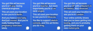 Facebook verilerini kullanarak yapılan reklamlar