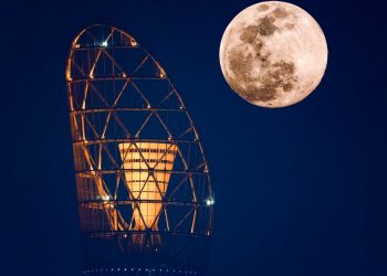 QNTC, Göz Kamaştırıcı Pembe Süper Ayı Fotoğrafladı 