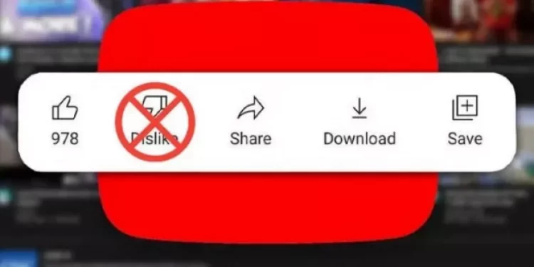 YouTube Videolardan Beğenmeme Sayısını Kaldırıyor