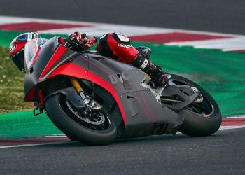 Ducati MotoE Racer Piste Çıktı