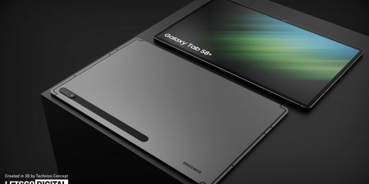 Samsung Galaxy Tab S8+ Görselleri Ortaya Çıktı