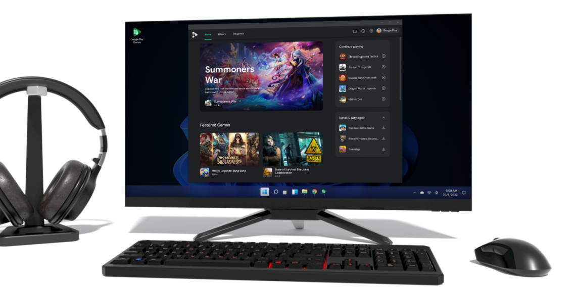 Google Play Games, Windows PC için Test Ediliyor