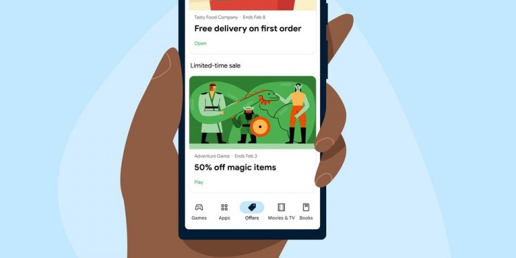 Google Play Store “Teklifler” Sekmesi Alıyor