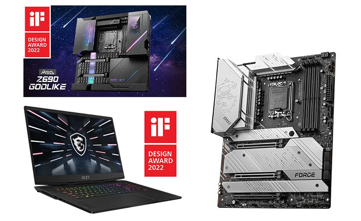 MSI, 3 Dalda iF Design Ödülüne Layık Görüldü