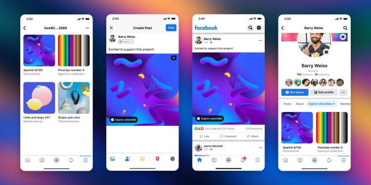 Facebook NFT Testine Başladı