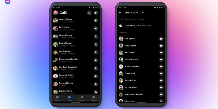 Meta, Messenger’a “Çağrılar” Sekmesi Ekliyor