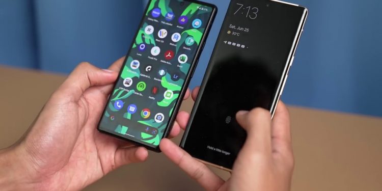 Samsung Galaxy S22 Ultra vs Pixel 6a Parmak İzi Sensörü Karşılaştırması