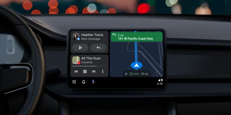 Google Android Auto Özelliğinin Yeni Tasarımını Çıkarmadı