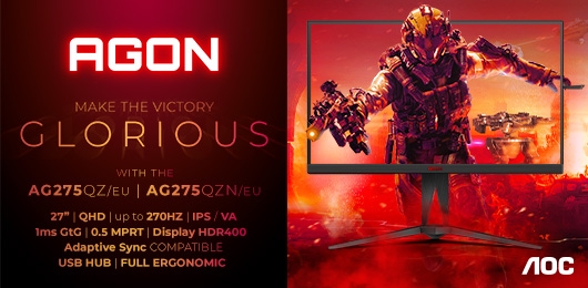 AGON AG275QZ/EU ve AG275QZN/EU Monitörleri