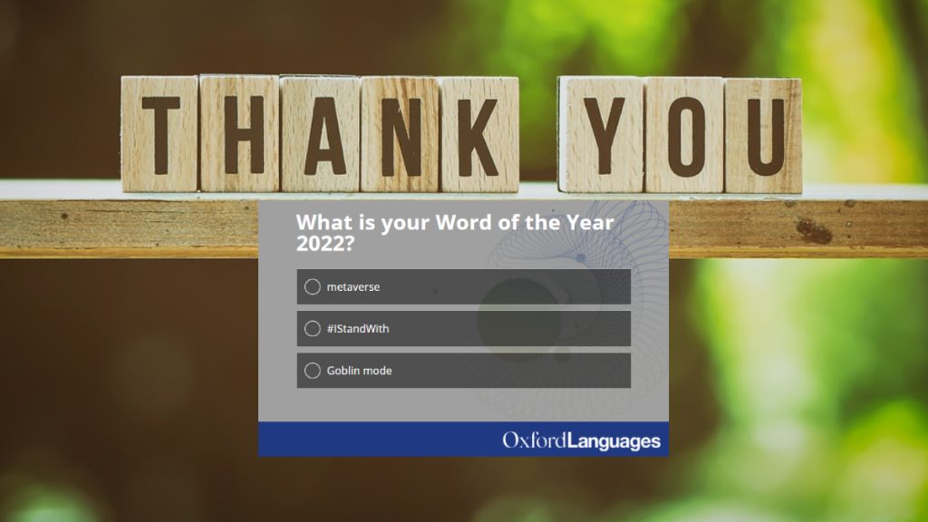Oxford, Yılın Kelimesi İçin Anket Başlattı!