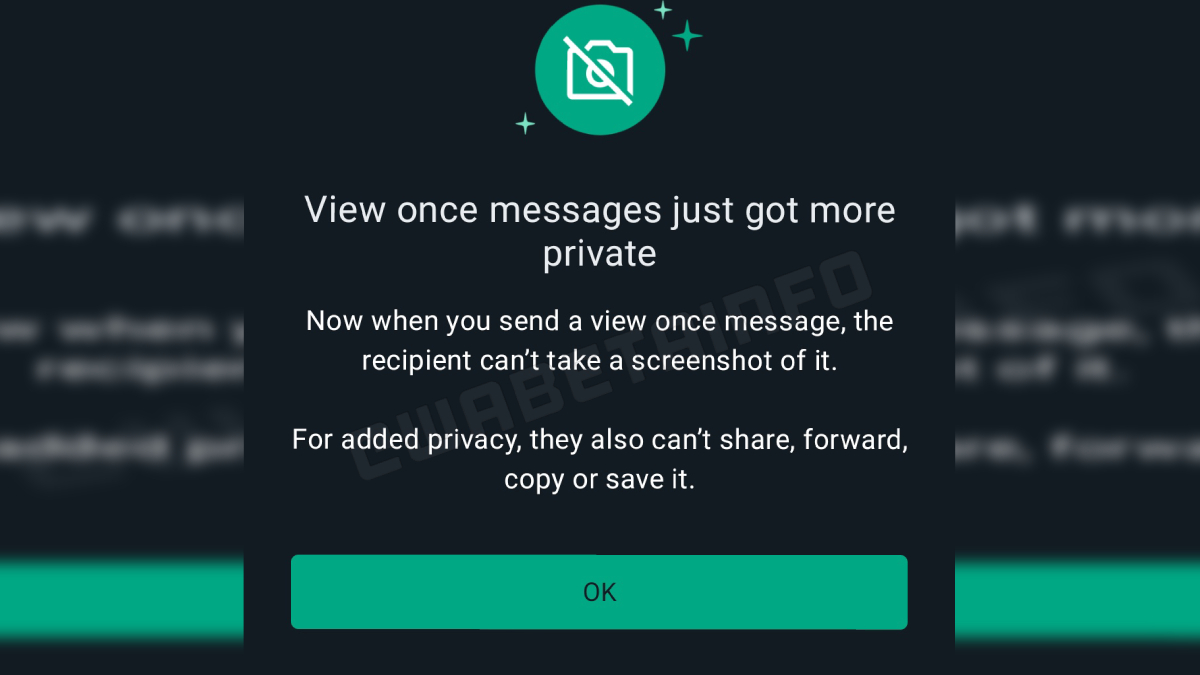 WhatsApp Ekran Görüntüsü Uyarı