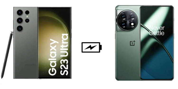 Samsung Galaxy S23 ile OnePlus 11 Telefonlarının Şarj Hızı Testi