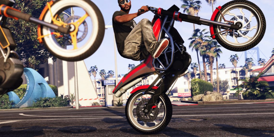 GTA 5 hızlı bisiklet sürme