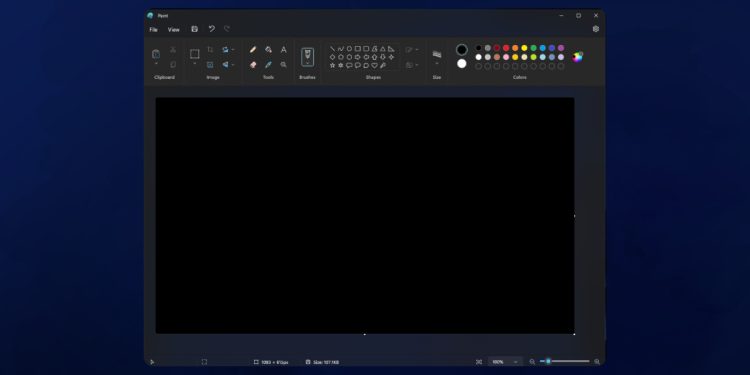 Paint Karanlık Mod Özelliğine Kavuşuyor