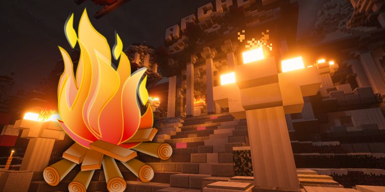 Minecraft Kamp Ateşi Yapımı