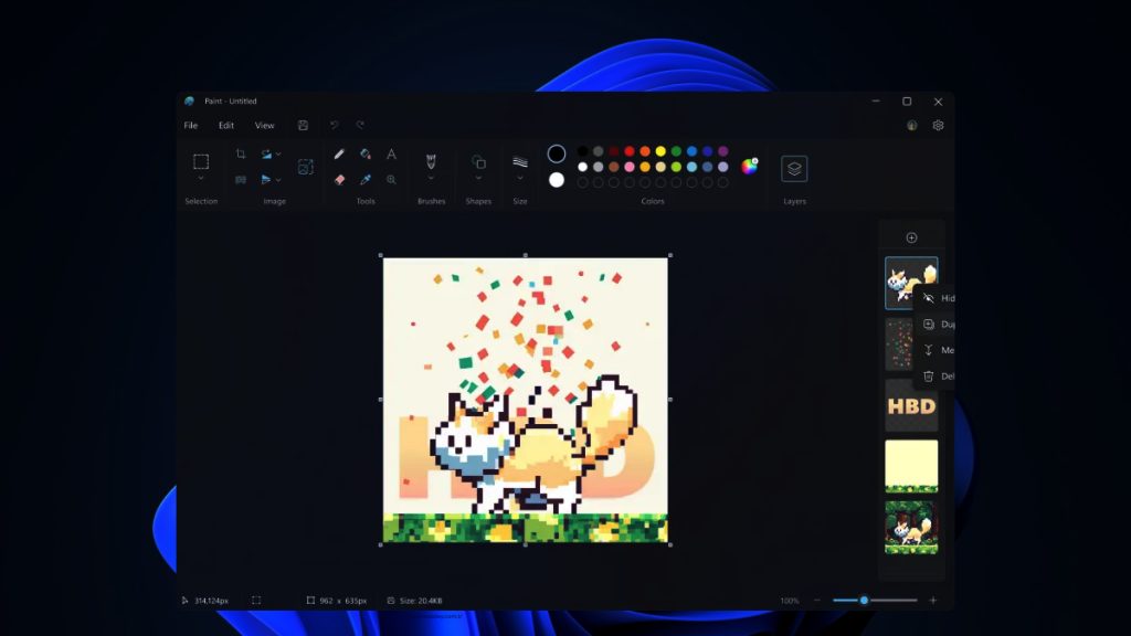 Microsoft Paint Beklenen Özelliğe Kavuşuyor!