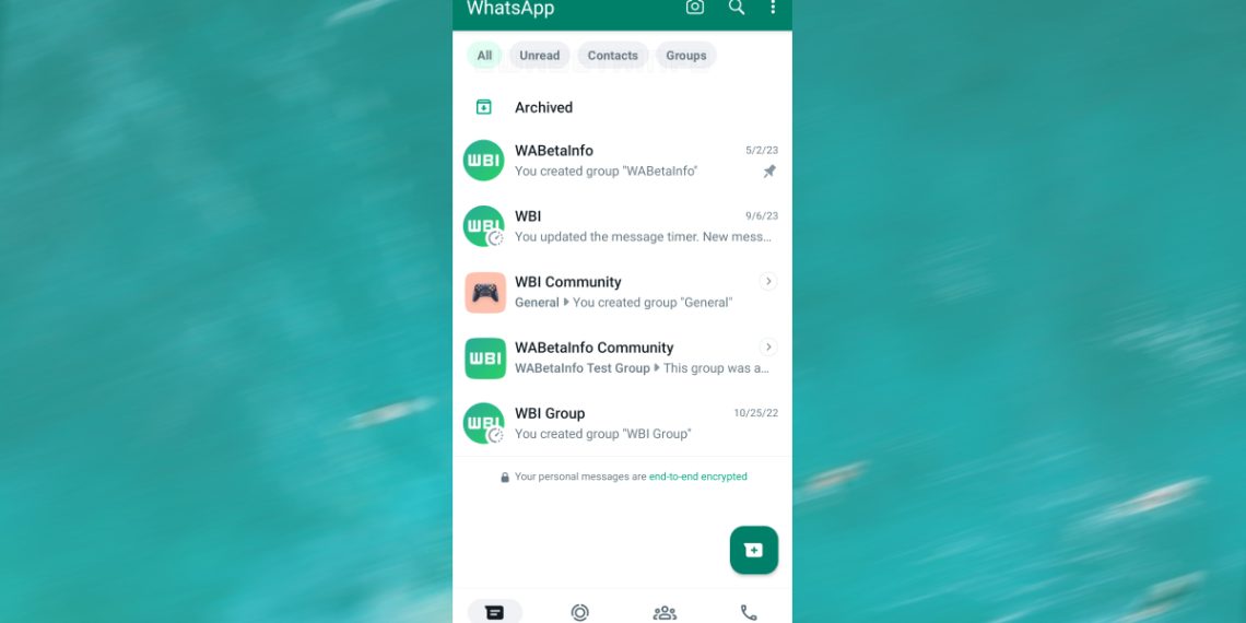 WhatsApp, Grup Sohbetlerini Ayırıyor