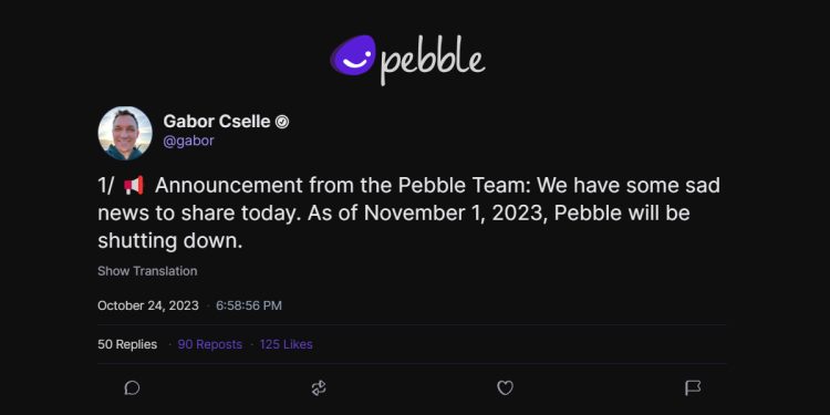 Twitter Rakibi Pebble Tutunamadı