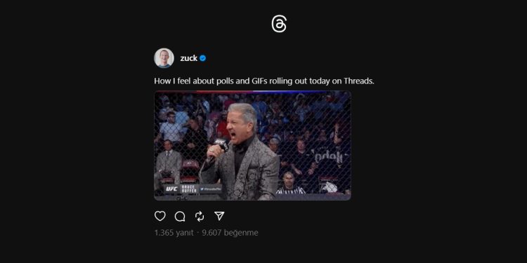 Threads GIF ve Anket Ekleme Özelliği Kazandı