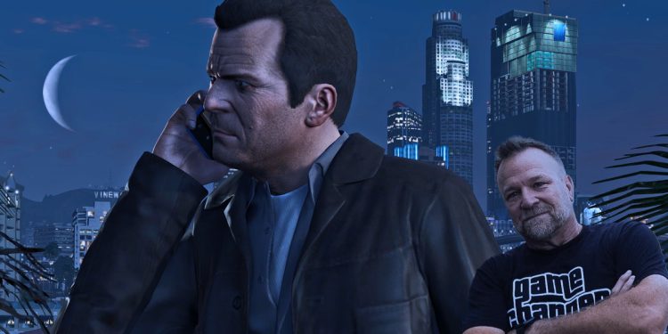 GTA 5'in Michael'ına Canlı Yayında Baskın Düzenlendi