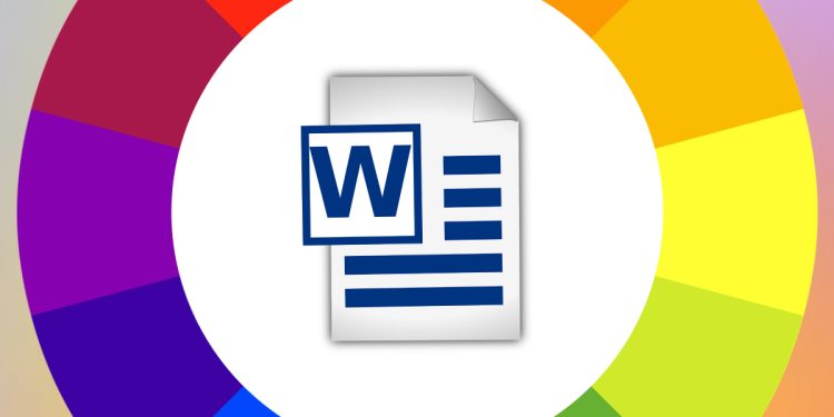 Word Sayfa Rengi Değiştirme