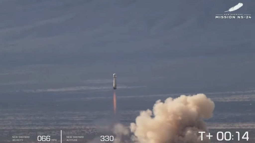 Blue Origin, New Shepard Roketini Fırlattı (Video)