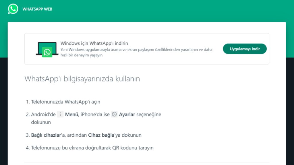 WhatsApp Sohbet Kilitleme Web Sürümüne Geliyor