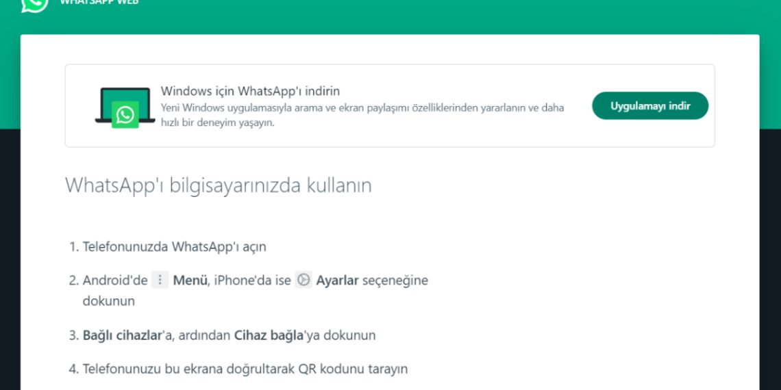 WhatsApp Sohbet Kilitleme Web Sürümüne Geliyor