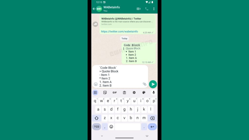 WhatsApp Yeni Biçimlendirme Seçenekleri Alıyor