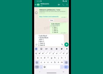 WhatsApp Yeni Biçimlendirme Seçenekleri Alıyor
