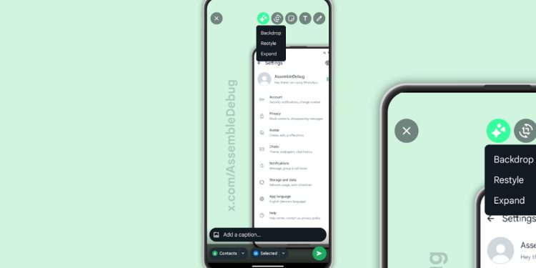 WhatsApp'a Yapay Zeka Görüntü Düzenleme Araçları Geliyor
