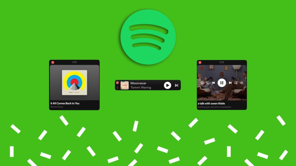 Spotify Masaüstü İçin Mini Oynatıcıyı Kullanıma Sundu