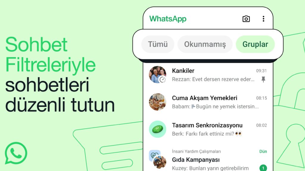 WhatsApp Okunmamış Mesajları Bulmayı Kolaylaştırıyor