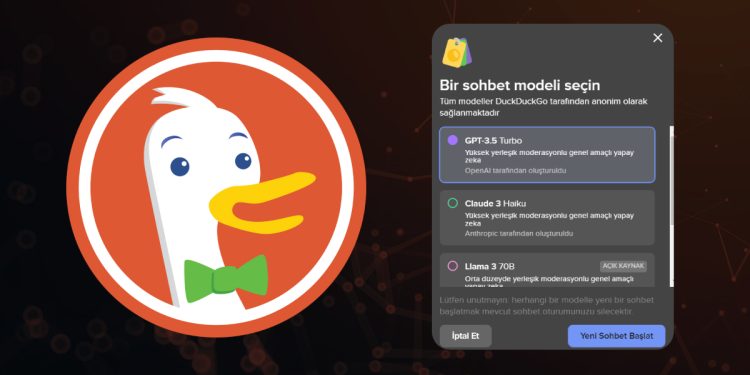 DuckDuckGo, AI Sohbet Botu Sunuyor