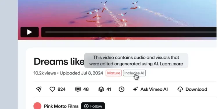 Vimeo’dan Yapay Zeka İçerik Devrimine Büyük Adım