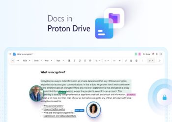Proton Drive, Microsoft Word’e rakip çıkardı