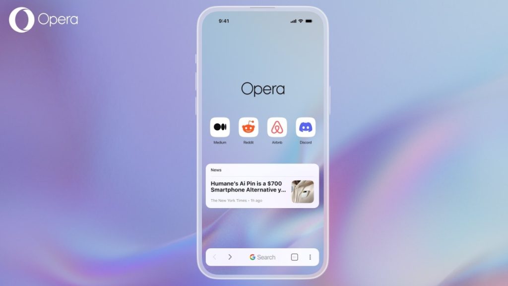 Yapay Zeka Destekli Opera One, iOS'e Geldi