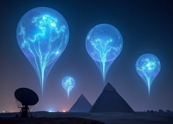 Çinliler Giza Piramitleri Üzerinde Plazma Balonu Tespit Etti