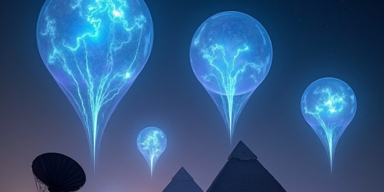 Çinliler Giza Piramitleri Üzerinde Plazma Balonu Tespit Etti